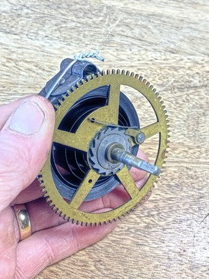 Ingraham (Stamped 11 40) Clock Movement Time Side Main Wheel (KD2560)