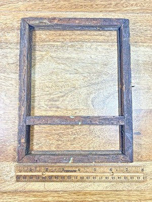 Clock Wooden Door Frame (No Glass) (7 1/8 X 9 3/8 Inches) (LL5341)