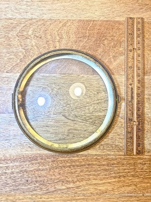 Clock Bezel W/ Convex Glass (5.81 Inch Dia, 4.88 Inch Inner Dia)    KD4385