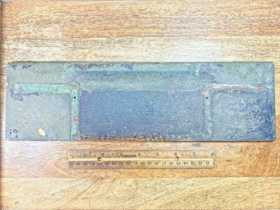 Parlor Or Kitchen Clock Wooden Bottom Piece (14 3/4 X  4 3/8 Inches)   (LL5343)