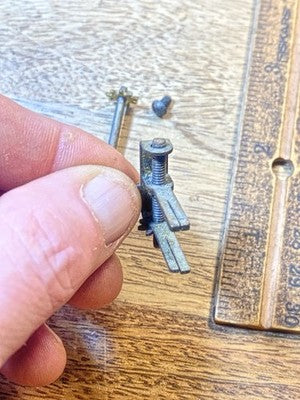 Old Sessions Clock Movement Pendulum Bridge (See Pics to ID Mvmt) (KD4570)