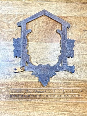 Wooden Cuckoo Clock Surround (Parts Or Repair) - Vintage Clock Parts LL5376