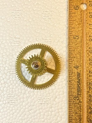 Hermle 451-050 Clock Time Side 2nd Wheel - Vintage Clock Parts   (KD3601)