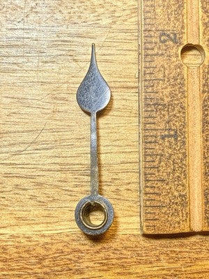 Clock Hour Hand 1 15/16 Inches Long (Arbor Is 4.9mm Dia.) - Vintage Clock KD3498