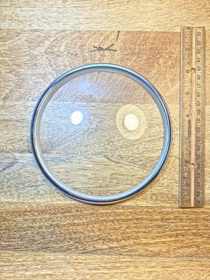 Clock Bezel W/ Convex Glass (6.16 Inch Dia, 5.5 Inch Inner Dia)    KD3499