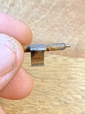 Clock Movement Verge (34.7mm Length, 9.4mm Between Teeth, 1.2mm Pivot) (KD3387)