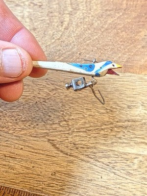 Plastic Cuckoo Clock Bird  - Vintage Clock Parts KD4047