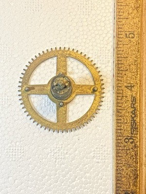 Ingraham (Stamped 12 27) Clock Movement Strike Side 3rd Wheel (KD4544)
