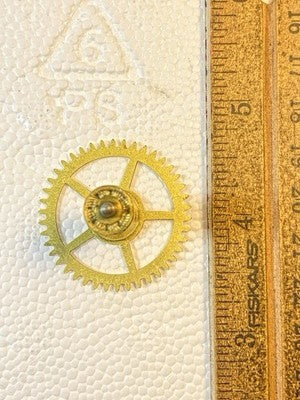 Sessions Chime Clock Time Side 3rd Wheel - Vintage Clock Parts KD3394