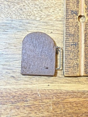 Cuckoo Clock Door ( 1 3/8  X 1 Inches)- Vintage Clock Parts KD4075