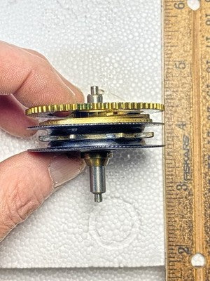 Herschede Clock Movement (PL 78) Time Side Main Wheel - Vintage Clock KD3355