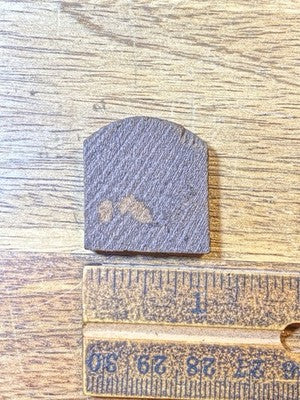 Cuckoo Clock Door ( 1 1/8  X 1 Inches)- Vintage Clock Parts KD4076