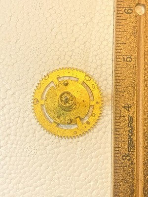 New Haven Clock Movement Strike Side 3rd Wheel (See Pics To ID Mvmt) (KD4463)