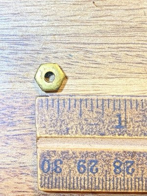 Antique New Haven Clock Movement Plate Nut  (KD4321)