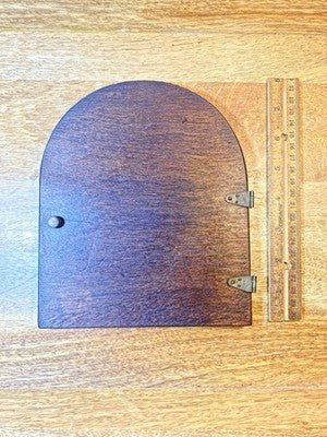 Sessions Tambour Clock Berkeley Model Back Door 7 3/4 X 6 5/8 Inches   KD3386