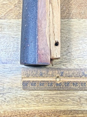 Antique Mantel Clock Wooden Side Trim Part   (KD3107)
