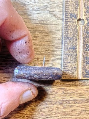 Old Square Wood Clock Foot      (KD4534)
