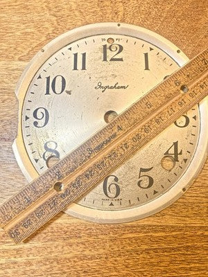 Ingraham Clock Dial Pan Metal (KD4381)