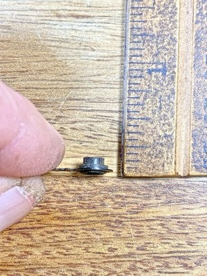 Clock Hour Hand 1 3/8 " Long (Arbor Is 4.0mm Dia.) - Vintage Clock Parts KD3311