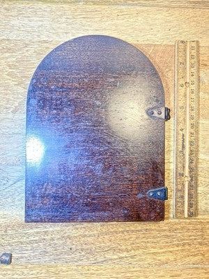 Seth Thomas Tambour Clock Wooden Back Door 5 7/8 X 8 Inches    (KD4590)