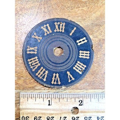 Small Novelty Cuckoo Clock Dial Pan 2 7/16 Inch Diameter (K7300)