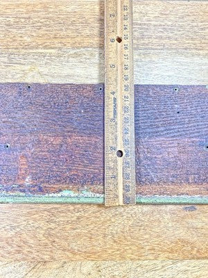 Parlor Or Kitchen Clock Wooden Bottom Piece (14 3/4 X  4 3/8 Inches)   (LL5343)