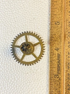 Sessions Clock Movement Time Side 3rd Wheel (See Pics To ID Mvmt) (KD3097)