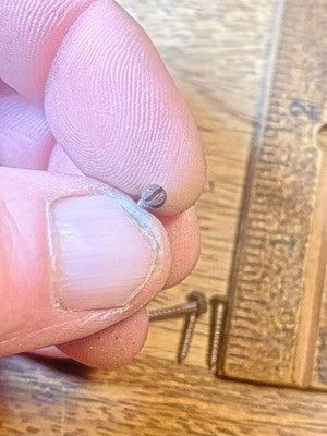 Ingraham Clock Dial Pan Mounting Screws - Vintage Clock Parts KD3442