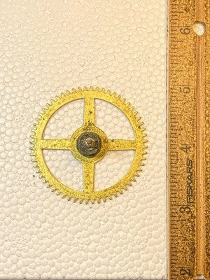 Ingraham (Stamped 12 14) Clock Movement Strike Side 2nd Wheel (KD3634)