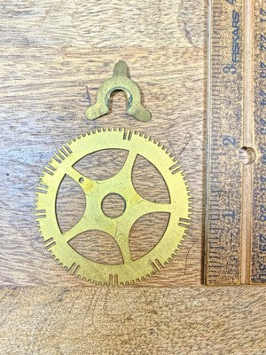 New Haven Clock Movement Count Wheel (See Pics To ID Mvmt)  (KD2958)