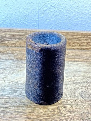 Old  Clock Weight 3 5/8 Inches Long, 2lb 15oz, 2 1/4 Inch Diameter Base (KD3061