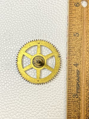 New Haven Clock Movement Strike Side 4th Wheel (See Pics To ID Mvmt)  (KD2949)