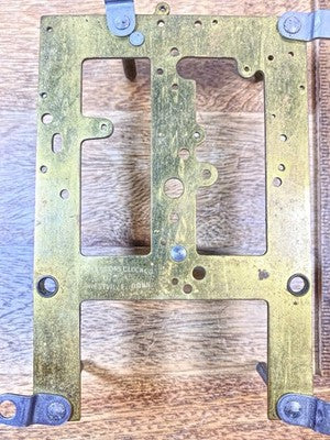 Sessions Clock Movement Front Plate (Pivots Look Good) Vintage Clock Part KD3264