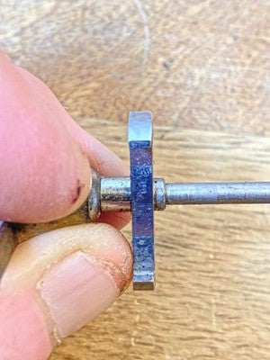 Clock Movement Verge (33.2mm Length, 17.6mm Between Teeth, 1.0mm Pivot) (KD4094)