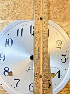 Sessions 8 Day Clock Dial Pan - Vintage Clock Parts KD3381