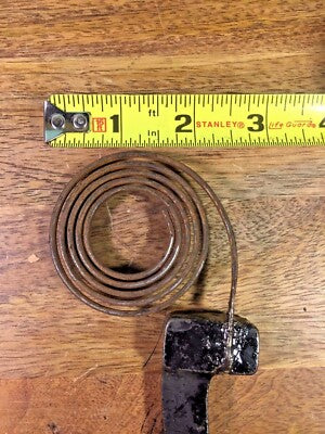 Unique Old Coil Clock Gong   (K7230)