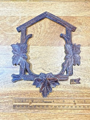 Wooden Cuckoo Clock Surround (Parts Or Repair) - Vintage Clock Parts LL5376