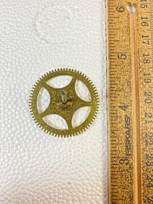 Ingersoll Clock Movement  Time Side 4th Wheel (See Pics To ID Movement) (KD3068