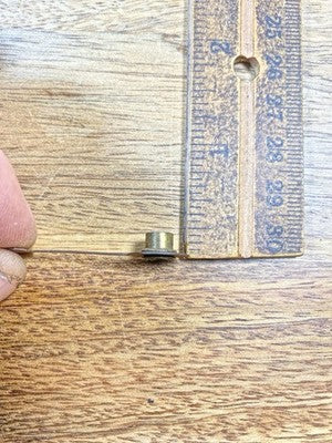 Rusty Clock Hour Hand 2.4 Inches Long (Arbor Is 5.2mm Dia.) - KD3281