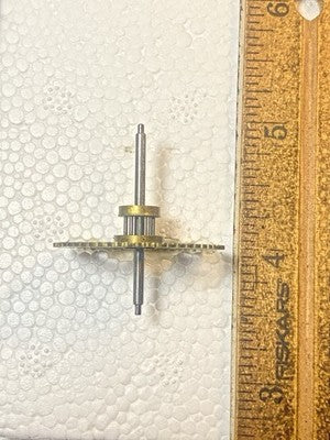 Unmarked Plymouth Clock Time Side 5th Wheel (See Pics To ID Movement) (KD4496)