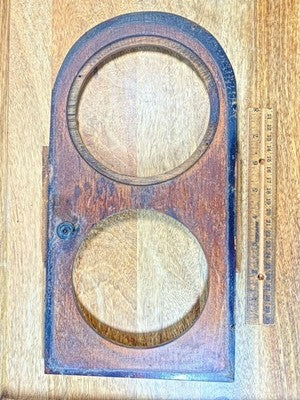Wooden Clock Front (13 1/2 X 6 7/8 Inches) (No Glass) (LL5348)