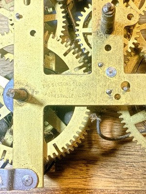 Old Sessions Clock Movement Count Wheel (See Pics to ID Mvmt) (KD4587)