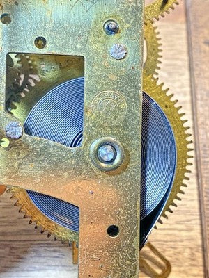 Antique New Haven Clock Movement Strike Side 4th Wheel  (KD4327)