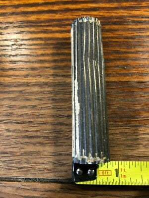 OLD 13/16" ROUND MANTLE CLOCK COLUMN (Clock Column KA806)