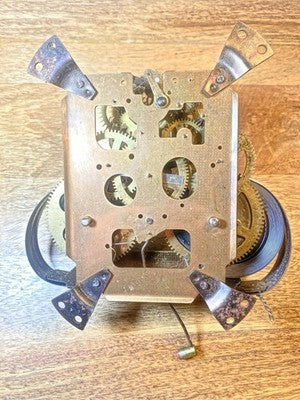 Made In Korea Clock Movement Strike Side Fly Wheel - Vintage Clock Parts KD3447