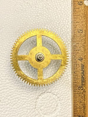 Herschede Clock Movement (PL 78) Time Side 2nd Wheel - Vintage Clock KD3356