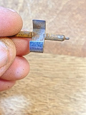 Clock Movement Verge (34.7mm Length, 9.4mm Between Teeth, 1.2mm Pivot) (KD3387)