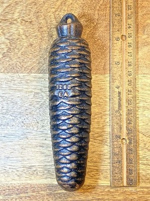 Cuckoo Clock Pine Cone Weight 1267g Or 2lb 12.7oz, 6.8 Inches Long     (KD3756)