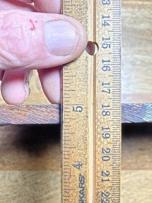 Parlor Or Kitchen Clock Wooden Bottom Piece (14 3/4 X  4 3/8 Inches)   (LL5343)