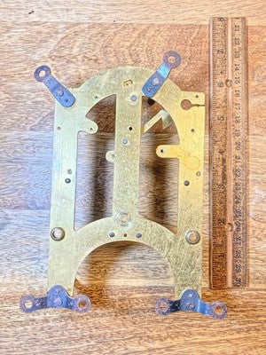 Made In Japan Clock Movement Back Plate (Pivots Look Good)  KD4275